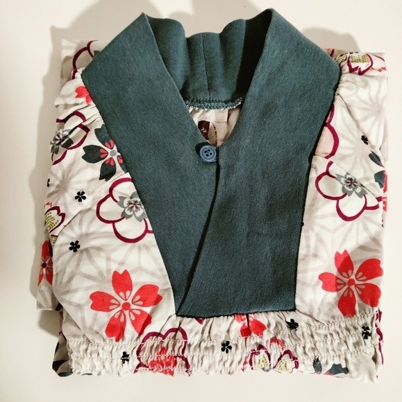 TEA flower pattern toddler dress for girls - Picture 5 of 7